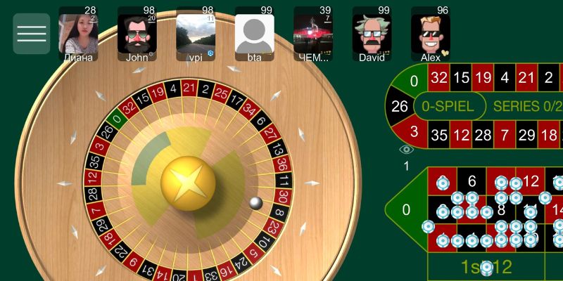 Các hình thức cược Roulette casino