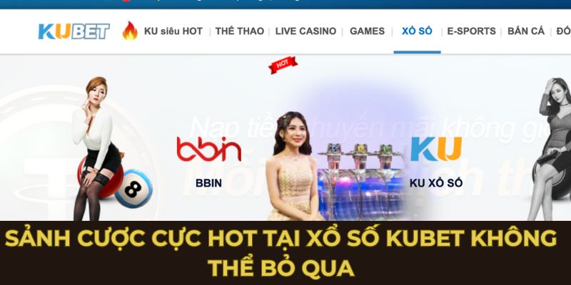 Sảnh bạc quyến rũ nhất tại xổ số Kubet